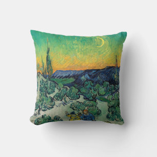 Vincent van Gogh - Moonlit Landscape with Couple Cushion