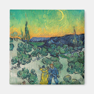 Vincent van Gogh - Moonlit Landscape with Couple Magnet