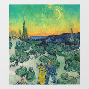 Vincent van Gogh - Moonlit Landscape with Couple Window Cling