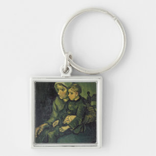 Vincent van Gogh Mother and Child, 1885 Key Ring