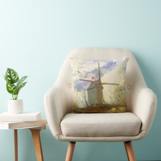Vincent van Gogh - Moulin de la Galette, Windmill Cushion