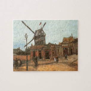 Vincent van Gogh - Moulin de la Galette, Windmill Jigsaw Puzzle
