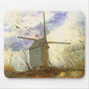 Vincent van Gogh - Moulin de la Galette, Windmill Mouse Mat