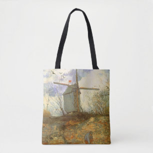 Vincent van Gogh - Moulin de la Galette, Windmill Tote Bag