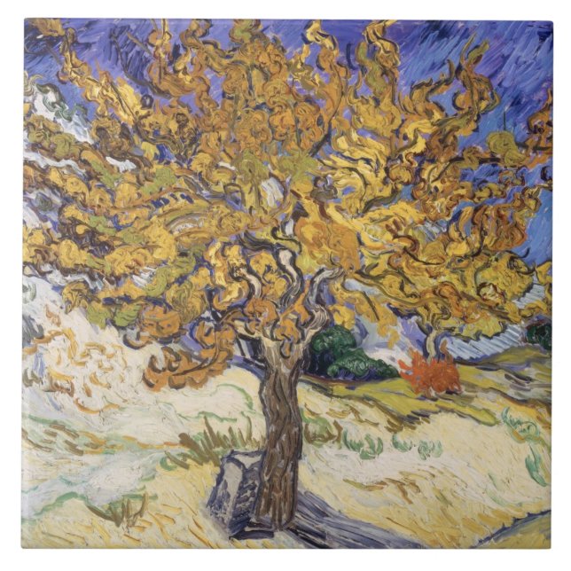 Vincent van Gogh | Mulberry Tree, 1889 Tile (Front)