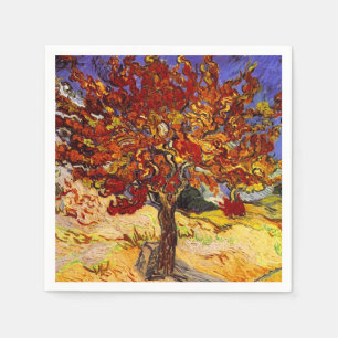 Vincent Van Gogh Mulberry Tree Fine Art Painting Napkin
