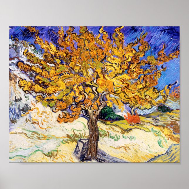 Vincent Van Gogh Mulberry Tree Fine Art Poster (Front)