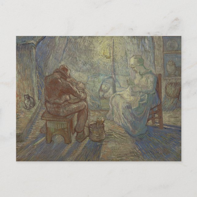 Vincent van Gogh - Night (after Millet) Postcard (Front)