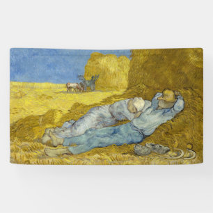 Vincent Van Gogh - Noon, Rest from work / Siesta Banner