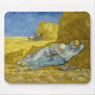 Vincent Van Gogh - Noon, Rest from work / Siesta Mouse Mat