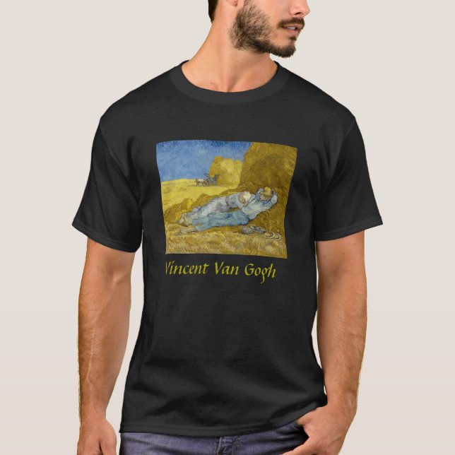 Vincent Van Gogh - Noon, Rest from work / Siesta T-Shirt (Front)