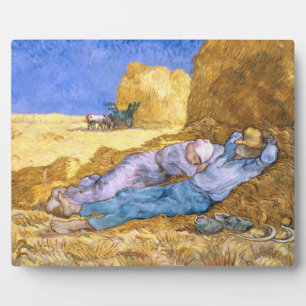 Vincent van Gogh Noon, The Siesta, after Millet Plaque
