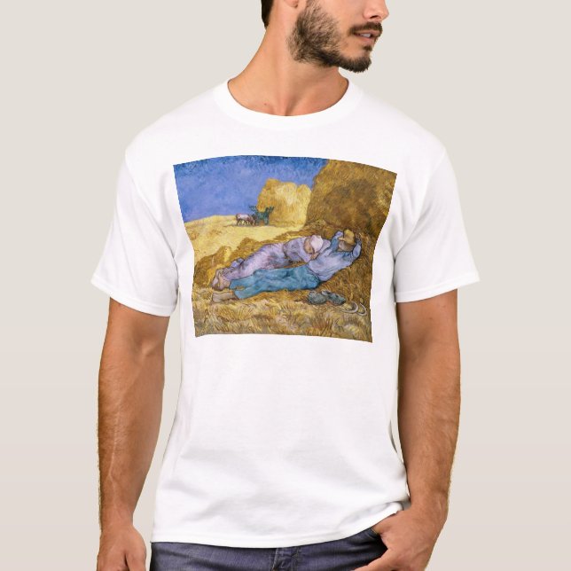 Vincent van Gogh | Noon, The Siesta, after Millet T-Shirt (Front)
