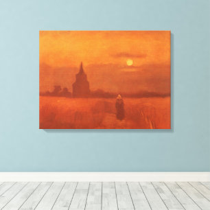 Vincent van Gogh - Old Tower in the Fields Canvas Print