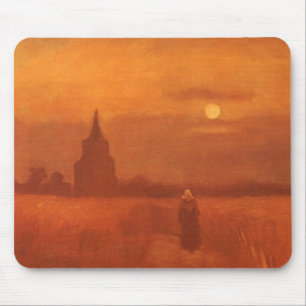Vincent van Gogh - Old Tower in the Fields Mouse Mat
