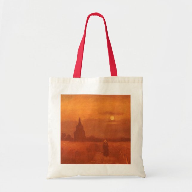Vincent van Gogh - Old Tower in the Fields Tote Bag (Front)