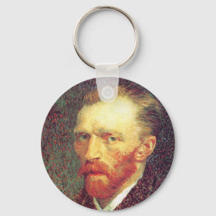 Vincent Van Gogh - Older Self Portrait Key Ring