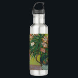 Vincent Van Gogh Oleander flower painting 710 Ml Water Bottle<br><div class="desc">This Vincent Van Gogh painting is a vase of oleander flowers. Van Gogh painted it in August 1888. Oleanders were happy lively flowers to Van Gogh, and in his paiting he shows the flowers filling a majolica jug he used for his still lifes made in Arles. Artwork painting graphic post...</div>