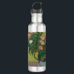 Vincent Van Gogh Oleander flower painting 710 Ml Water Bottle<br><div class="desc">This Vincent Van Gogh painting is a vase of oleander flowers. Van Gogh painted it in August 1888. Oleanders were happy lively flowers to Van Gogh, and in his paiting he shows the flowers filling a majolica jug he used for his still lifes made in Arles. Artwork painting graphic post...</div>