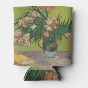 Vincent Van Gogh Oleander flower painting Can Cooler