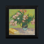 Vincent Van Gogh Oleander flower painting Gift Box<br><div class="desc">This Vincent Van Gogh painting is a vase of oleander flowers. Van Gogh painted it in August 1888. Oleanders were happy lively flowers to Van Gogh, and in his paiting he shows the flowers filling a majolica jug he used for his still lifes made in Arles. Artwork painting graphic post...</div>