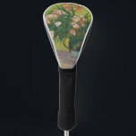 Vincent Van Gogh Oleander flower painting Golf Head Cover<br><div class="desc">This Vincent Van Gogh painting is a vase of oleander flowers. Van Gogh painted it in August 1888. Oleanders were happy lively flowers to Van Gogh, and in his paiting he shows the flowers filling a majolica jug he used for his still lifes made in Arles. Artwork painting graphic post...</div>