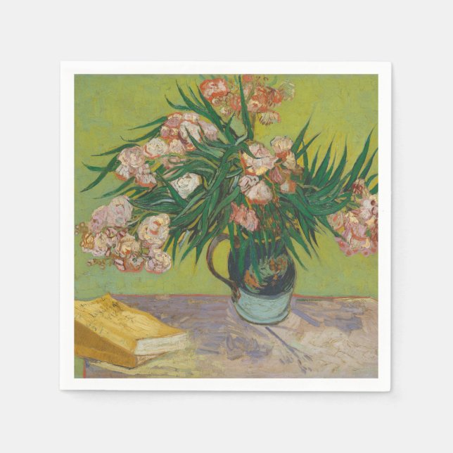 Vincent Van Gogh Oleander flower painting Napkin (Front)