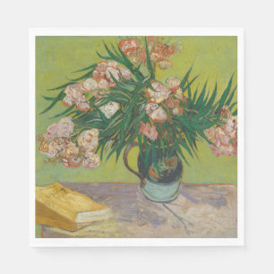 Vincent Van Gogh Oleander flower painting Napkin