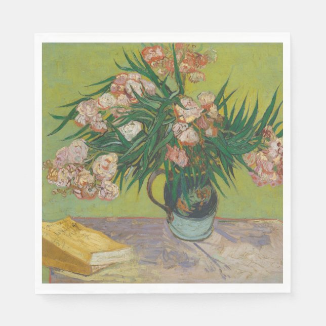 Vincent Van Gogh Oleander flower painting Napkin (Front)