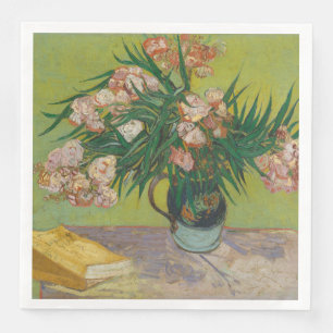Vincent Van Gogh Oleander flower painting Napkin
