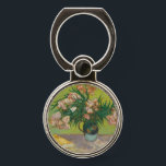 Vincent Van Gogh Oleander flower painting Phone Ring Stand<br><div class="desc">This Vincent Van Gogh painting is a vase of oleander flowers. Van Gogh painted it in August 1888. Oleanders were happy lively flowers to Van Gogh, and in his paiting he shows the flowers filling a majolica jug he used for his still lifes made in Arles. Artwork painting graphic post...</div>