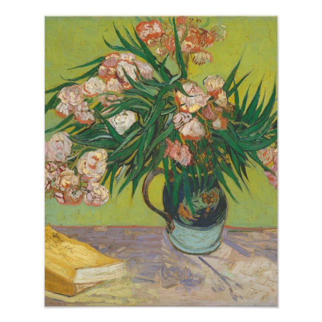 Vincent Van Gogh Oleander flower painting Photo Print (Front)