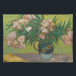 Vincent Van Gogh Oleander flower painting Placemat<br><div class="desc">This Vincent Van Gogh painting is a vase of oleander flowers. Van Gogh painted it in August 1888. Oleanders were happy lively flowers to Van Gogh, and in his paiting he shows the flowers filling a majolica jug he used for his still lifes made in Arles. Artwork painting graphic post...</div>