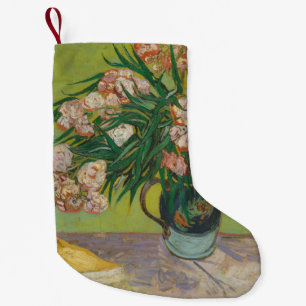 Vincent Van Gogh Oleander flower painting Small Christmas Stocking