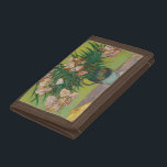 Vincent Van Gogh Oleander flower painting Trifold Wallet<br><div class="desc">This Vincent Van Gogh painting is a vase of oleander flowers. Van Gogh painted it in August 1888. Oleanders were happy lively flowers to Van Gogh, and in his paiting he shows the flowers filling a majolica jug he used for his still lifes made in Arles. Artwork painting graphic post...</div>