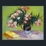 Vincent van Gogh Oleanders Poster<br><div class="desc">Oleanders in a vase as painted by Vincent van Gogh.</div>