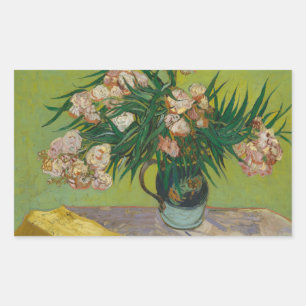 Vincent van Gogh - Oleanders Rectangular Sticker