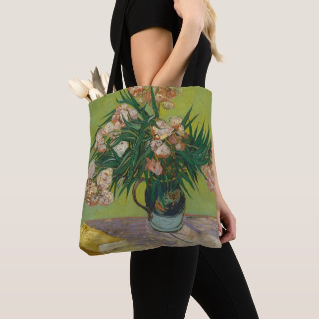 Vincent Van Gogh | Oleanders Tote Bag (Close Up)