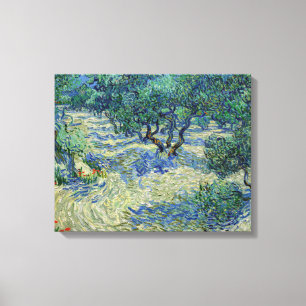 Vincent van Gogh - Olive Grove: Bright Blue Sky Canvas Print