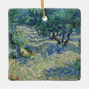 Vincent van Gogh - Olive Grove: Bright Blue Sky Ceramic Ornament