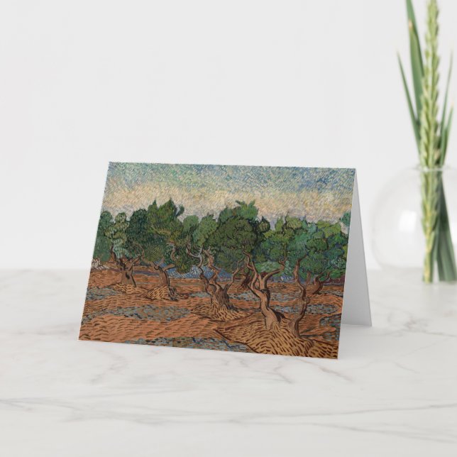 Vincent van Gogh - Olive Grove Card (Front)