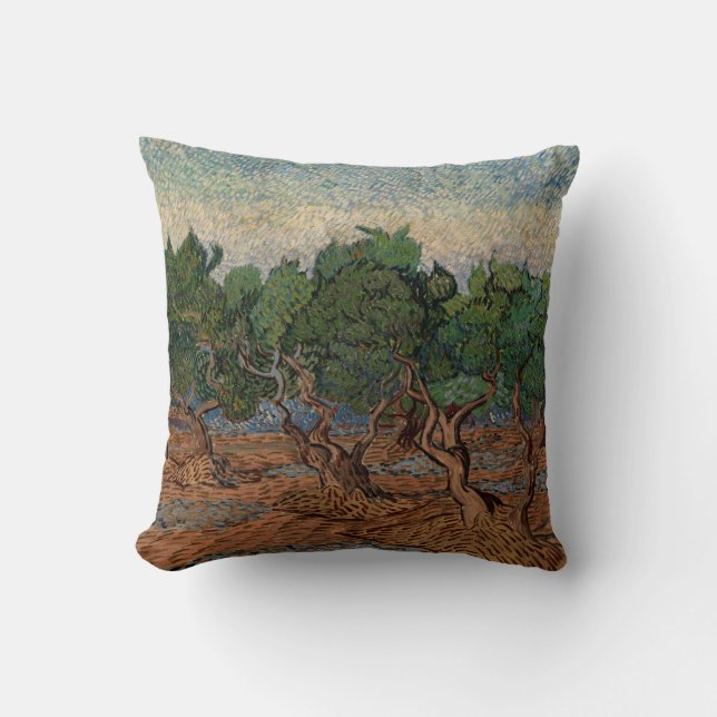 Vincent van Gogh - Olive Grove Cushion (Front)