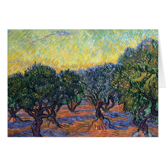 Vincent Van Gogh Olive Grove Impressionism Art (Front Horizontal)