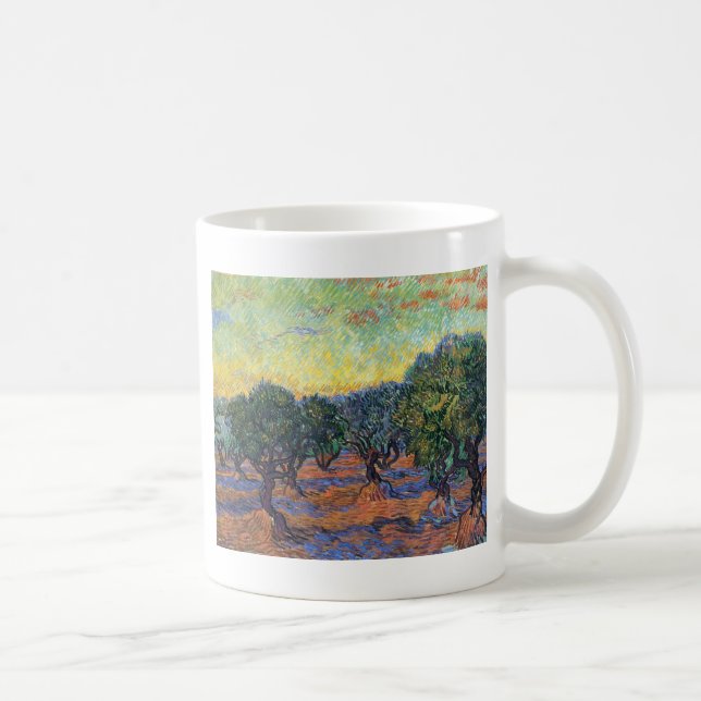 Vincent Van Gogh Olive Grove Impressionism Art Coffee Mug (Right)