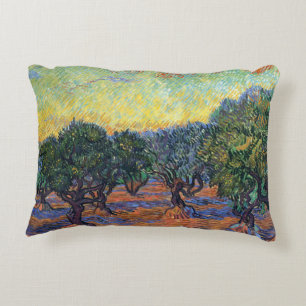 Vincent Van Gogh Olive Grove Impressionism Art Decorative Cushion