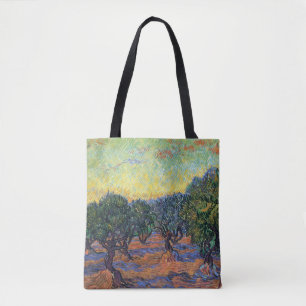 Vincent Van Gogh Olive Grove Impressionism Art Tote Bag