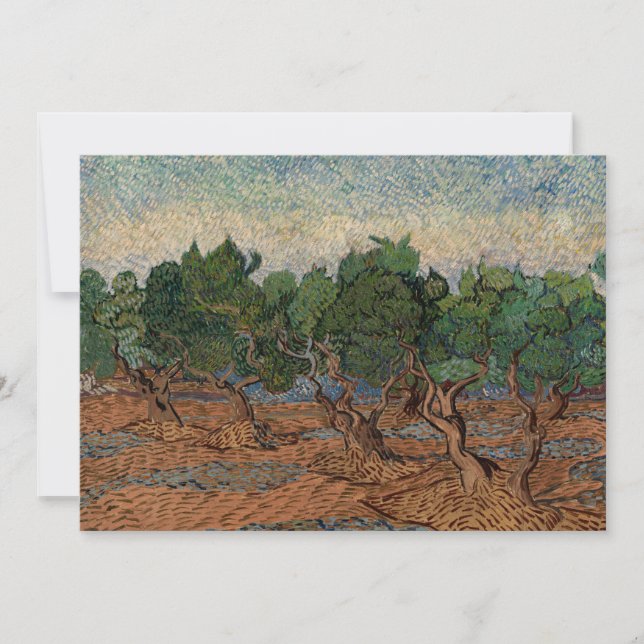 Vincent van Gogh - Olive Grove Invitation (Front)