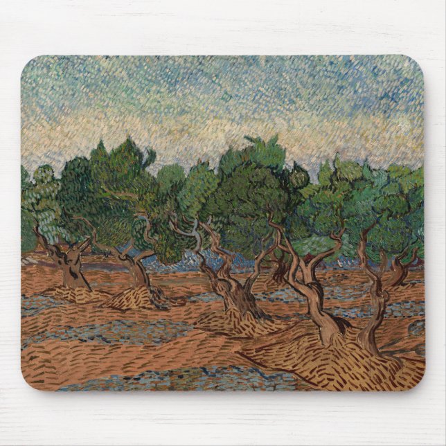 Vincent van Gogh - Olive Grove Mouse Mat (Front)
