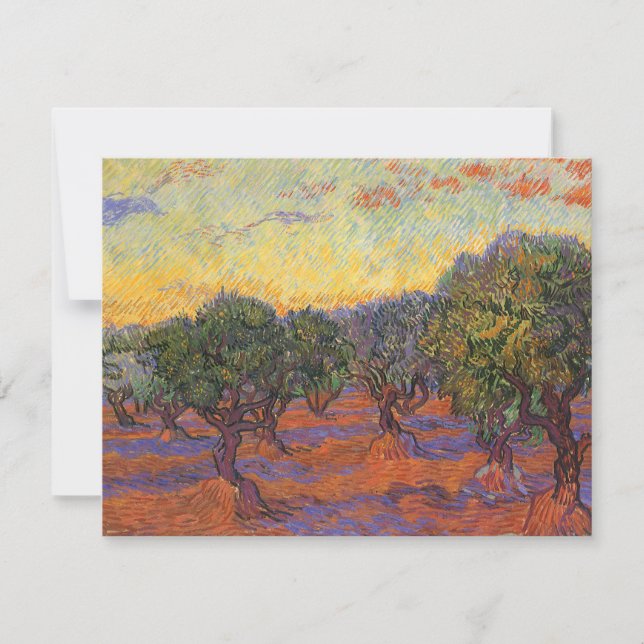 Vincent van Gogh - Olive Grove, Orange Sky (Front)
