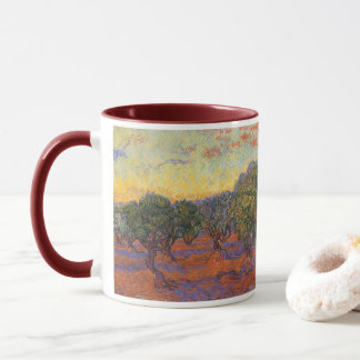 Vincent van Gogh - Olive Grove, Orange Sky Mug